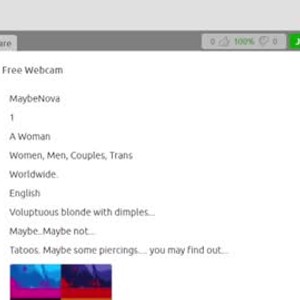 chaturbate maybenova webcam profile pic via watchgirlcam.com