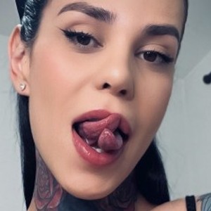 Thumbnail for Theinkedgirl's Premium Video blowjob of tongue split girl